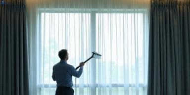 Commercial drapes cleaning service moggill hotels offices