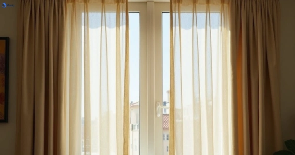 Dull dusty drapes in moggill before professional cleaning